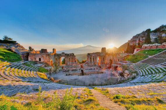 Antikes Theater auf Sizilien