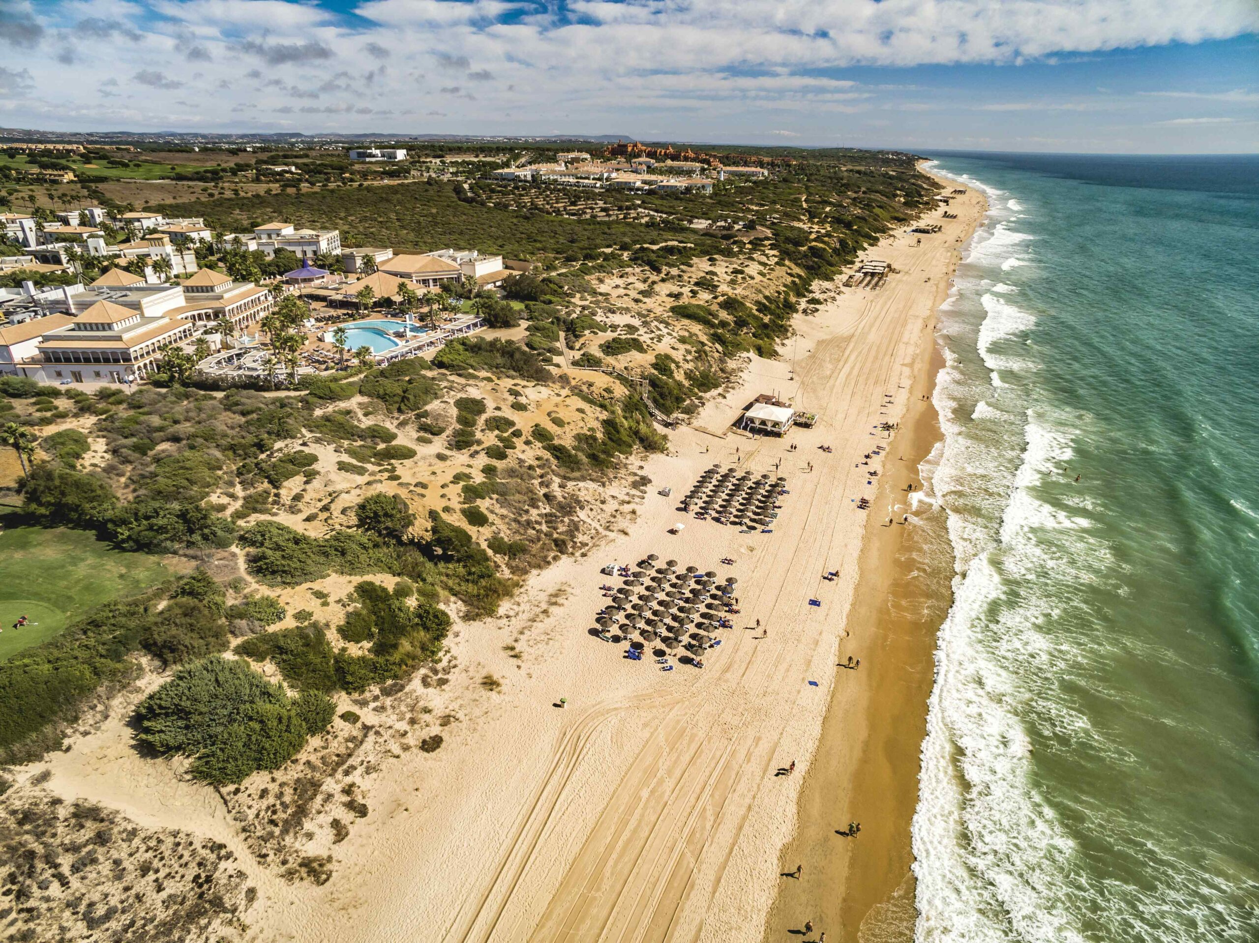 Drohnenaufnahme vom Aldiana Club Andalusien
