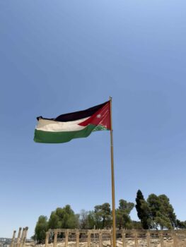 Flagge weht im Wind