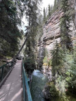 Spaziergang durch die Rocky Mountains