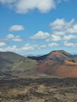 Vulkanlandschaft des Timanfaya Nationalpark auf Lanzarote