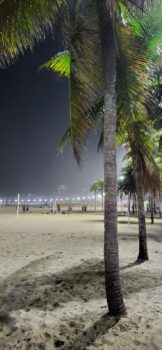 Abends am Strand der Copacabana