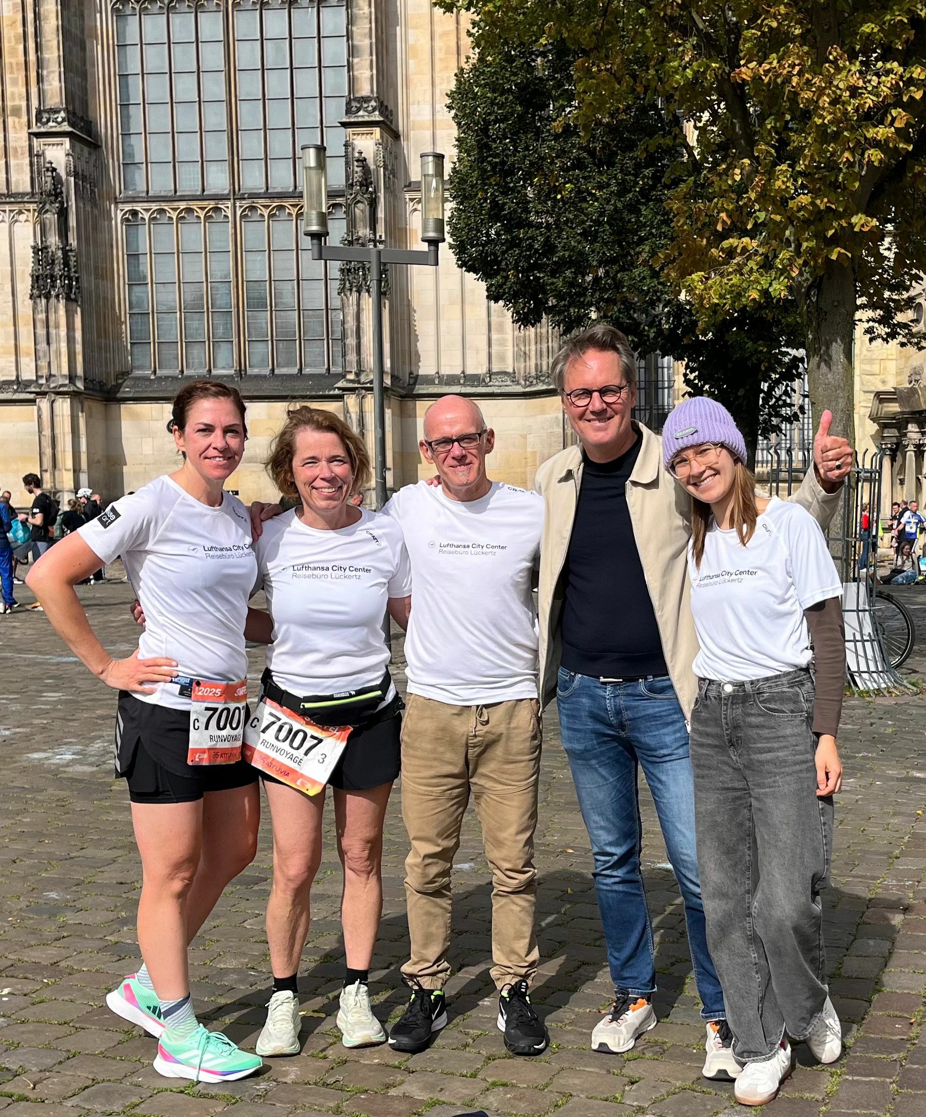 v.l.n.r. Lisa Volmer, Monika Heuer, Udo Schilling, Ralf Trilsbeek und Lena Trilsbeek